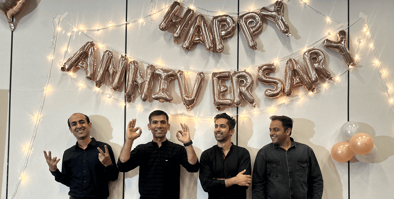 Webindia Anniversary With the Founders and Partner.