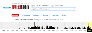 wayback machine
